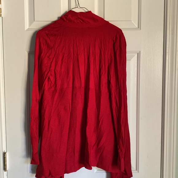 INC Red jacket sweater size L - Picture 5 of 5